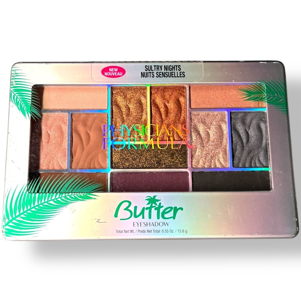 Physicians Formula Butter Eyeshadow Palette Sultry Nights‎ 10 Shades